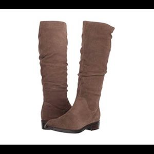 Blondo Erika Waterproof Dark Taupe Suede boots